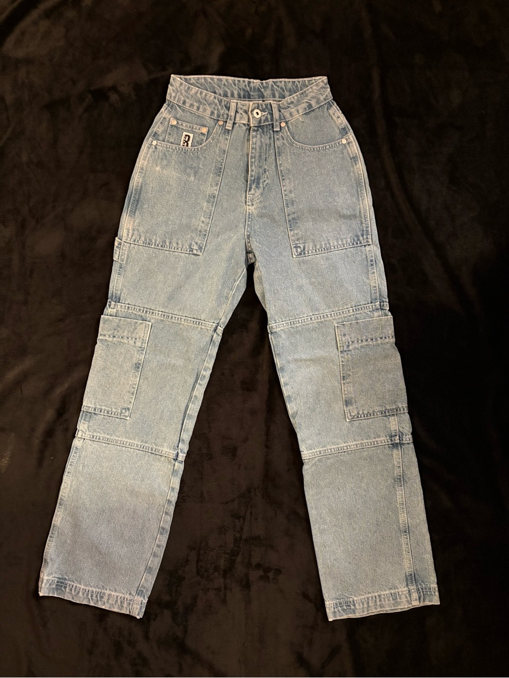 High-Rise Light Blue Women's Carpenter Jeans